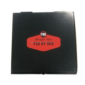 Material de seguridad alimentaria pizza caja de embalaje del papel para el <span class=keywords><strong>restaurante</strong></span> rápido uso en venta - Product Image 6