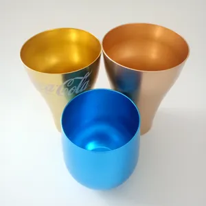 Colorful Anodized Aluminium Cups Manufacturer