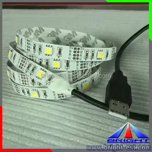 5V 5050 RGB LED Strip connect for power bank