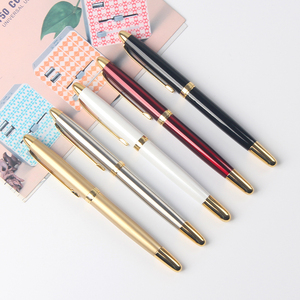 Penna a Sfera in Metallo Personalizzata con Logo Marca Jingda Regalo Promozionale Aziendale Punta Leggermente Obliqua 0.7mm Larghezza di Scrittura <span class=keywords><strong>Inchiostro</strong></span> Gel - Product Image 2