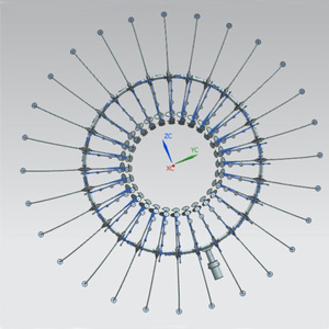 <span class=keywords><strong>Arte</strong></span> del giardino oscillante bastoni energia cinetica scultura con il prezzo all'ingrosso - Product Image 5