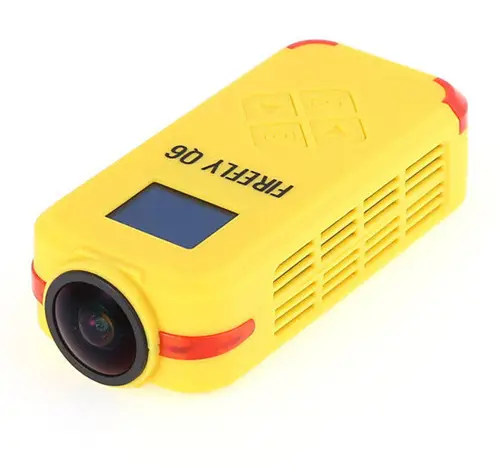 Hawkeye Firefly yellow fpv video recorder Q6 4K 1080P 24FPS HD Mini Camera for FPV Racer