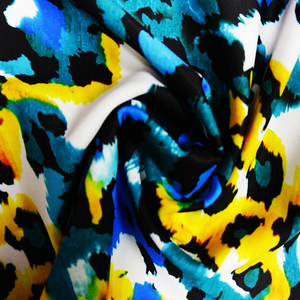 Đôi chải Polyester Spandex vải kim loại in dệt kim sợi dọc căng cho phụ nữ & chàng trai xà cạp đồ bơi Dresses - Product Image 2