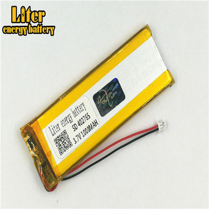Plug 1.25-2 P 3.7 V 402765 1000 mah Lithium ion polymer Rechargeable battery lasting for - Product Image 3