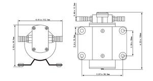 SURGEFLO FP-12 12 Volt taşınabilir dizel akaryakıt aktarma dişlisi pompa - Product Image 6