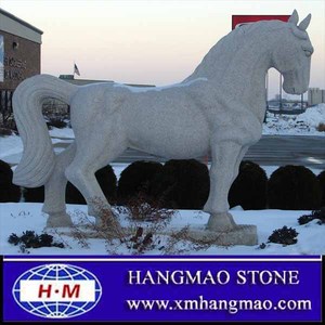 pedra escultura estátua de cavalo - Product Image 1