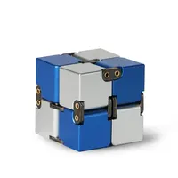 Infinity Cube, алюминиевая игрушка-антистресс для офиса/учебы, расслабления, снятия стресса или уменьшения тревоги