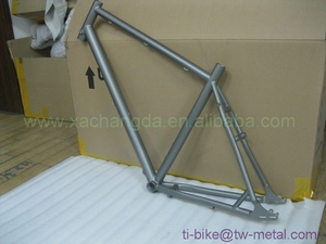 Titanio bicicleta de montaña 29er mtb <span class=keywords><strong>bike</strong></span> titanio marco marco de la e-bici con 700C tamaño de la rueda - Product Image 1