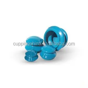 Natural Rubber Cupping 4 Cups Vacuum Massage Cupping Set