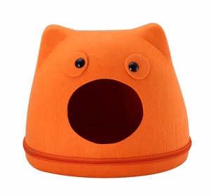 Super lindo fieltro en forma de gato cama <span class=keywords><strong>cueva</strong></span> <span class=keywords><strong>casa</strong></span> Cama fieltro de lujo cama - Product Image 5