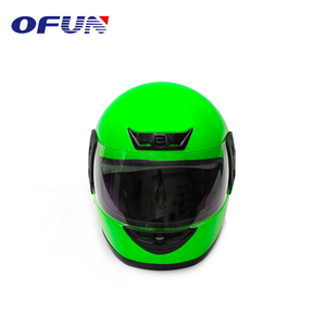 OFUN تصميم جديد بيربل سلامة الوجه الكامل خوذة دراجة نارية بلاستيكية - Product Image 6
