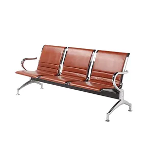 L'aéroport d'attente en acier banque chaise d'attente bus station métro d'attente salle d'école pu cuir chaise (YA-J19) - Product Image 1