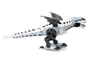 <span class=keywords><strong>Jouet</strong></span> <span class=keywords><strong>robot</strong></span> <span class=keywords><strong>dinosaure</strong></span> en plastique avec pulvérisation de brume pour enfants de 2 à 4 ans, marche, crache du feu et de l'eau, lumière rouge, sons réalistes - Product Image 2