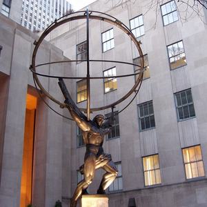 Arte de bronce de fundición restauración grande al aire libre Jardín de artesanía de Metal de bronce estatua <span class=keywords><strong>Atlas</strong></span> - Product Image 2