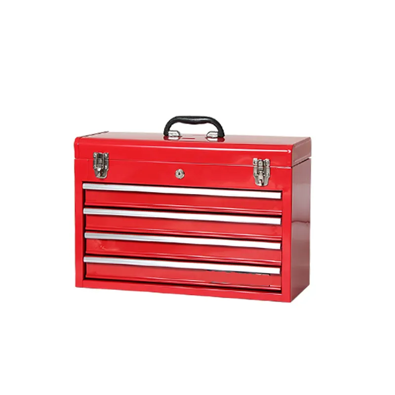 Red cheap Portable Steel tool box