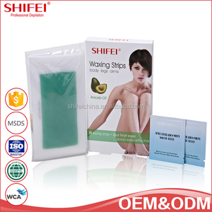 SHIFEI nuevos productos desechables cuerpo <span class=keywords><strong>bandas</strong></span> de cera depilatoria para mujer - Product Image 1