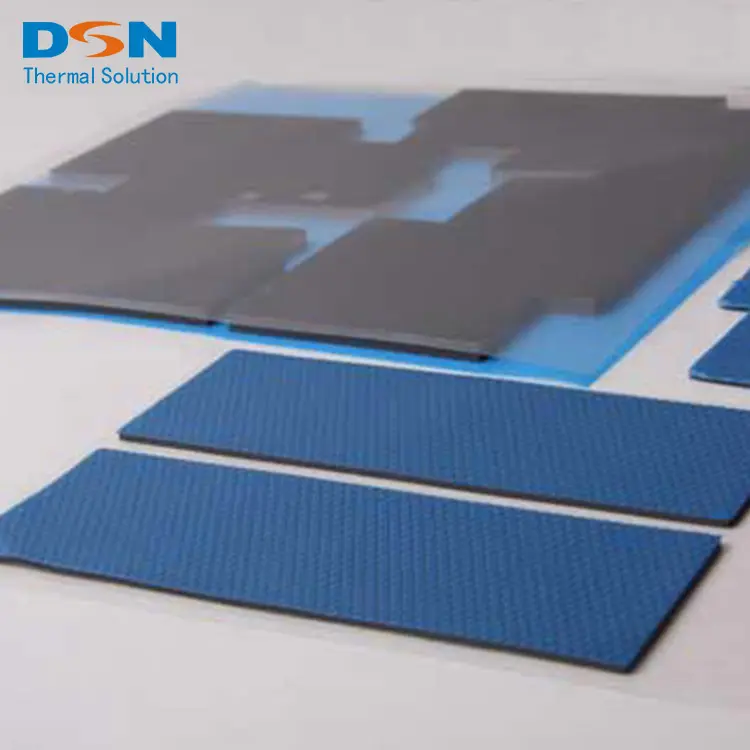 Almohadillas aislantes térmicas de goma de silicona de alta calidad de 0,5-5mm de espesor