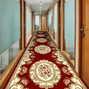 Wholesale Polyester Printed Red Carpet Runner for Hallways