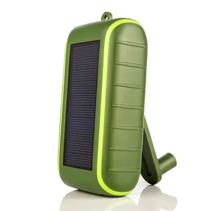 Handle Crank Solar Power 10000mah Portable Power Bank