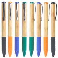 Werbe Werbung Günstige Individuelles Logo Bambus Stift Holz Stift ursprüngliche ökologie nach holz kugelschreiber mit clips und logo