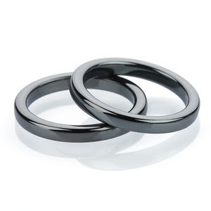 Vòng Hematit Rộng 3,4,6,10Mm, Mặt Nhẵn Bán Chạy Nhất, Vòng Hematit Không Từ Tính, Tốt Cho Sức Khỏe - Product Image 2