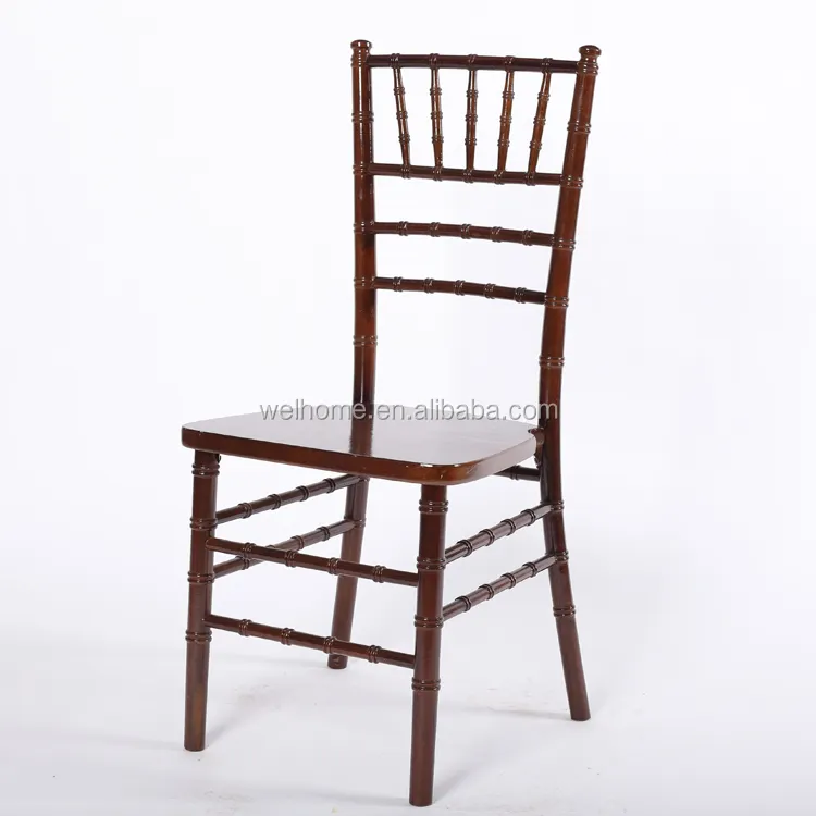 fruitwood mahogany chiavari tiffany chair for wedding banquet