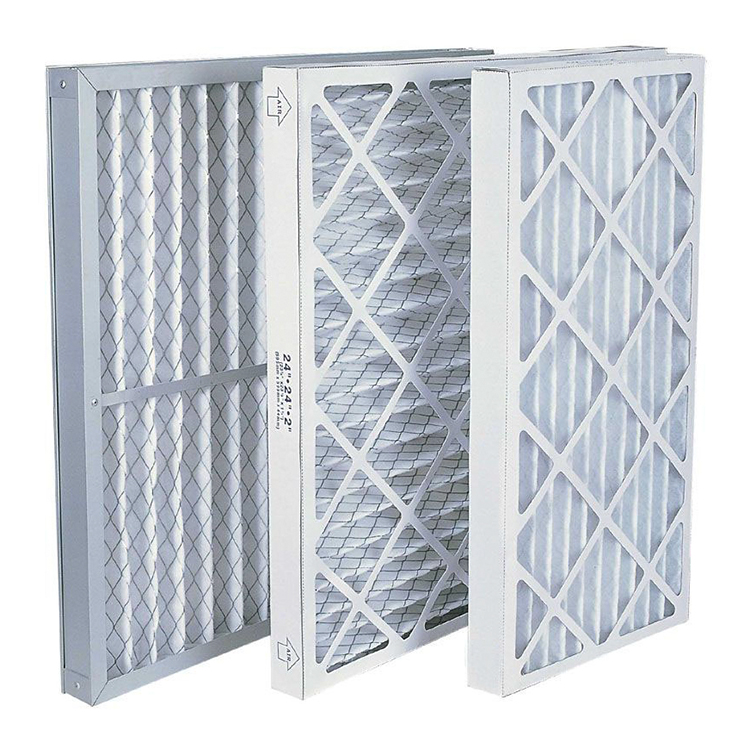 G3/G4/ M5/M6 плиссированные панельные фильтры из синтетического волокна