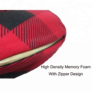 Almohada de Viaje JYM Personalizada en Forma de U con Espuma Viscoelástica de Rebote Lento, Almohada con Capucha que Brinda Soporte para el Cuello y Alivia la Presión en el Cuello - Product Image 4