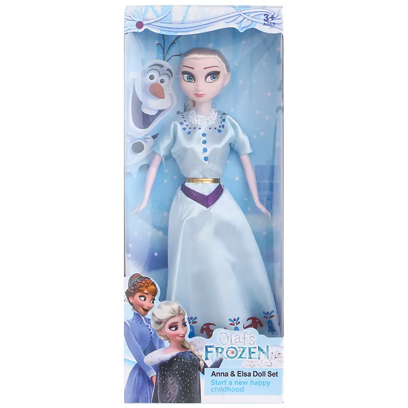 Muñeca de plástico de 11 pulgadas, Princesa de frozen, venta al por mayor