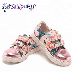 Nuove <span class=keywords><strong>scarpe</strong></span> per bambini stampate serie Butterfly primavera autunno <span class=keywords><strong>scarpe</strong></span> Casual per bambini in vera pelle per bambini - Product Image 5