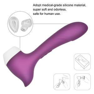 Draagbare <span class=keywords><strong>3</strong></span> & 8 Zuigkracht Vibrator Elektronische Mobiele Computer Usb Oplaadbare, G Spot Clitoris Dildo Vibrator Met Sterke Zuigkracht - Product Image 5