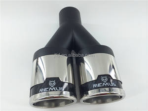 Наконечник Выхлопной Трубы из полированной нержавеющей стали с двумя выходами по заводской цене - Product Image 3