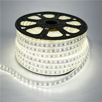 Bande lumineuse LED haute tension AC 110V 220V SMD2835 sans driver, étanche IP65, 120 LED/m 180 LED/m, flexible