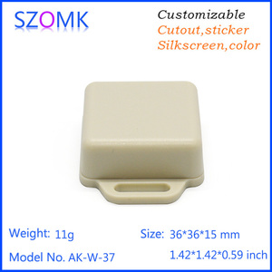 <span class=keywords><strong>Caja</strong></span> de Conexiones de Pared de <span class=keywords><strong>Doble</strong></span> Apertura y <span class=keywords><strong>Doble</strong></span> <span class=keywords><strong>Enchufe</strong></span>, Fabricada en ABS, para Instalación DIY, IP54, Negra/Beige - Product Image 3