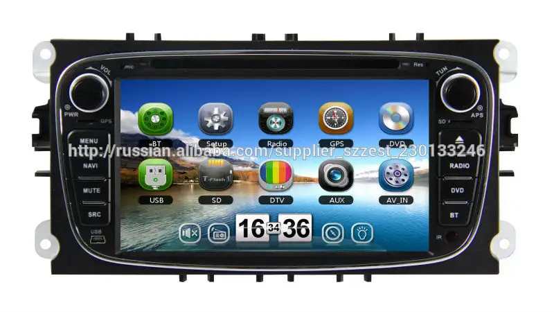 7" АВТО DVD/GPS for Ford Focus автомобильных мультимедийных и навигационных систем