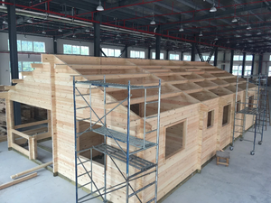 Cabaña de Madera Prefabricada, Villa de Madera Prefabricada con Cochera para Uso como Casa de Madera - Product Image 2