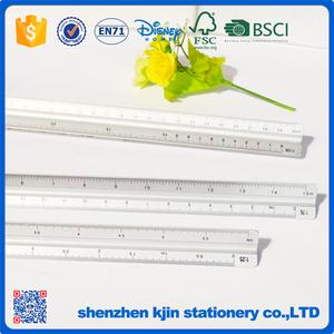 Thước Nhôm Hình Tam Giác Kiến Trúc Bằng Thép Không Gỉ 3 Mặt 6 Inch 12 Inch Tùy Chỉnh Thước Đo Hệ Mét Thước Đo Hình Tam Giác Cho Kỹ Sư - Product Image 4