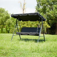 Chaise de meuble de jardin triple siège avec support Loisirs balançoire de loisirs en osier