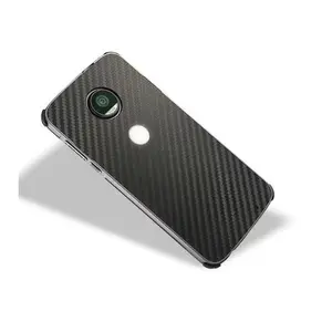 Shockproof Metal Frame Bumper Case for MOTO Z2 Force Carbon Fiber Back Cover