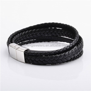 Bracciale in Pelle da Uomo SZ Cheng Jewelers 2026 - Nuovo Modello alla Moda per Uomo, Gioiello da Polso per Uso Quotidiano - Product Image 2