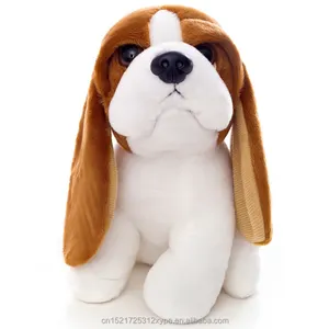 Doldurulmuş oyuncaklar peluş köpek dolması Mini peluş Corgi köpek oyuncak gerçek yaşam boyutu Shih Tzu köpek yavrusu