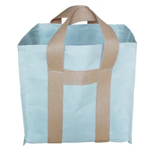 PP織布トートバルクバッグ500キロジャンボバッグ2ループプラスチックスーパー袋ミニ中型バルクバッグ