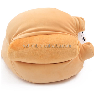 Maßgefertigtes Umweltfreundliches Plüschtier in Hundeform Kissen Tiermatte und Weiche Flanelldecke mit Stressabbau - Product Image 5