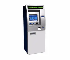 Libre de servicio táctil quiosco de pago en efectivo de la máquina