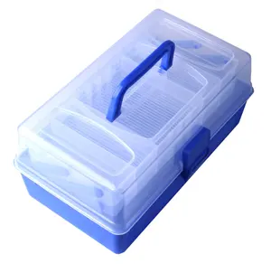 Hengjia البلاستيك الشفاف معدات الصيد إغراء تخزين صندوق معالجة الصيد بالجملة