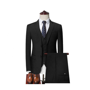 Abito blu scuro su misura <span class=keywords><strong>pantaloni</strong></span> da uomo per uomo Slim Fit uomo abito da sposa - Product Image 2