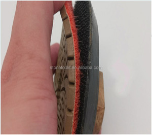 פדים ליטוש יהלומים ליטוש עם זווית מטחנת מתאם oem oem מותאם אישית/פלסטיק/אלומיניום אחורי אלומיניום - Product Image 2