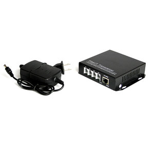 1 cặp PCM bằng giọng nói 4 kênh điện thoại + 1 cổng 10/100M Ethernet điện thoại sợi quang chuyển đổi - Product Image 5