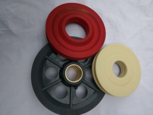 De la máquina CNC en forma de U-rodamiento de plástico de nylon cuerda de alambre de polea - Product Image 5