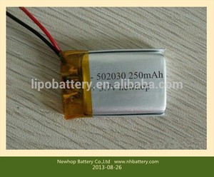 Lipo fabricante de la batería 3.7 v 85 mah batería del li polímero para reloj de silicona <span class=keywords><strong>banda</strong></span> con el tamaño - Product Image 5